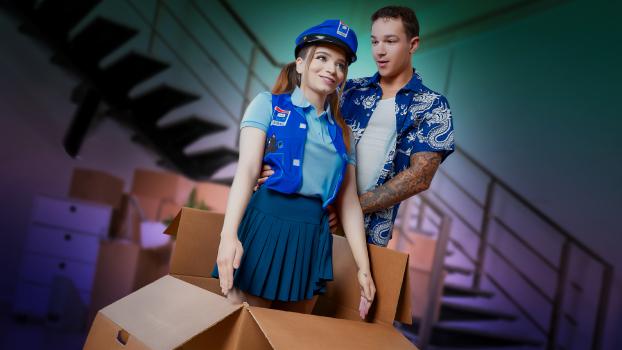 ExxxtraSmall – Selina Imai – “Why Did You Order a Sex Doll That Looks Like Me?!” Little Mailwoman Gets a Big Package