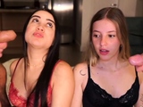 Blonde Sucks Cock While Her Man Eats Her Pussy